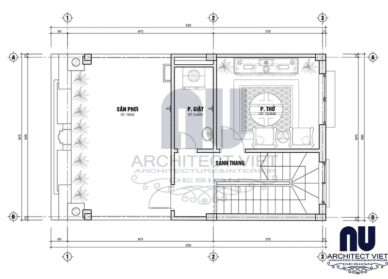 nhà phố tân cổ điển