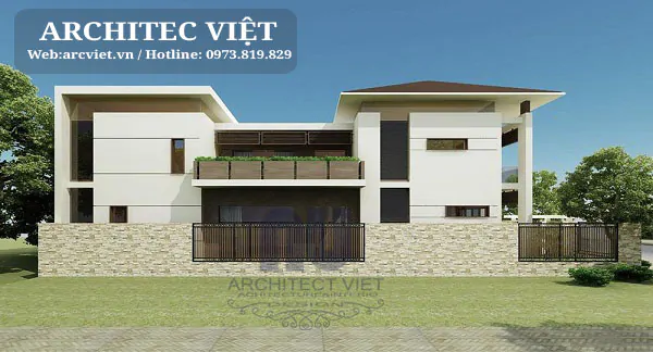 biệt thự 2 tầng 120m2 đẹp