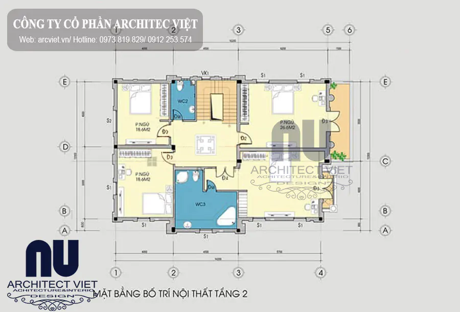 biệt thự 3 tầng mặt tiền 10m