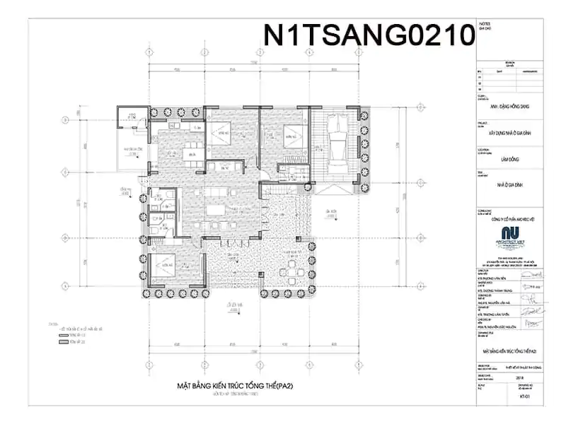 nhà cấp 4 3 phòng ngủ 1 phòng thờ