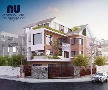 mẫu nhà 12x16m 3 tầng 1 tum