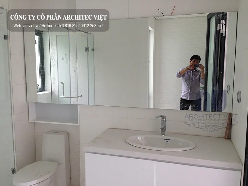 thi công nội thất biệt thự Vinhomes Riverside Hoa Lan 800m2