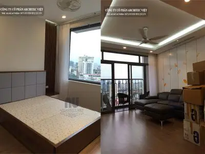 thi công nội thất chung cư Platinum 100m2