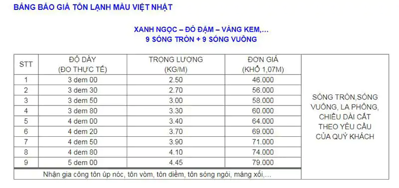 cách đóng trần tôn lạnh