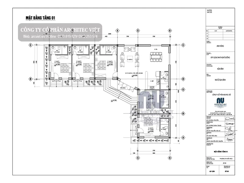 hình ảnh công năng biệt thự kiểu pháp 350m2