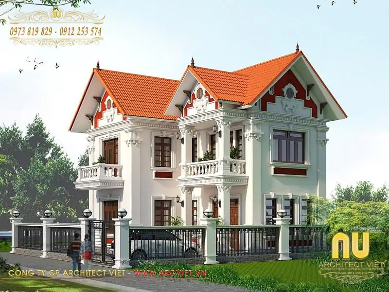 chi phí xây nhà 2 tầng 80m2