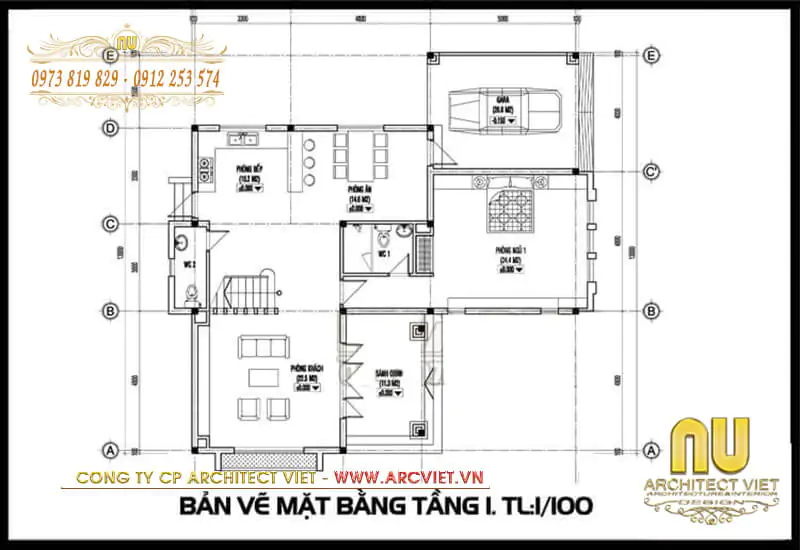 Nhà kính 2 tầng đẹp