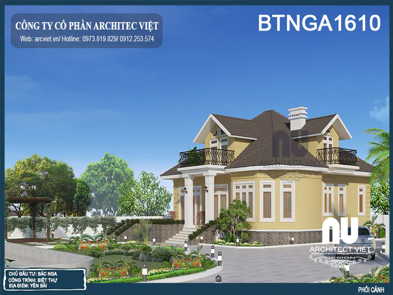 biệt thự vườn 1 tầng