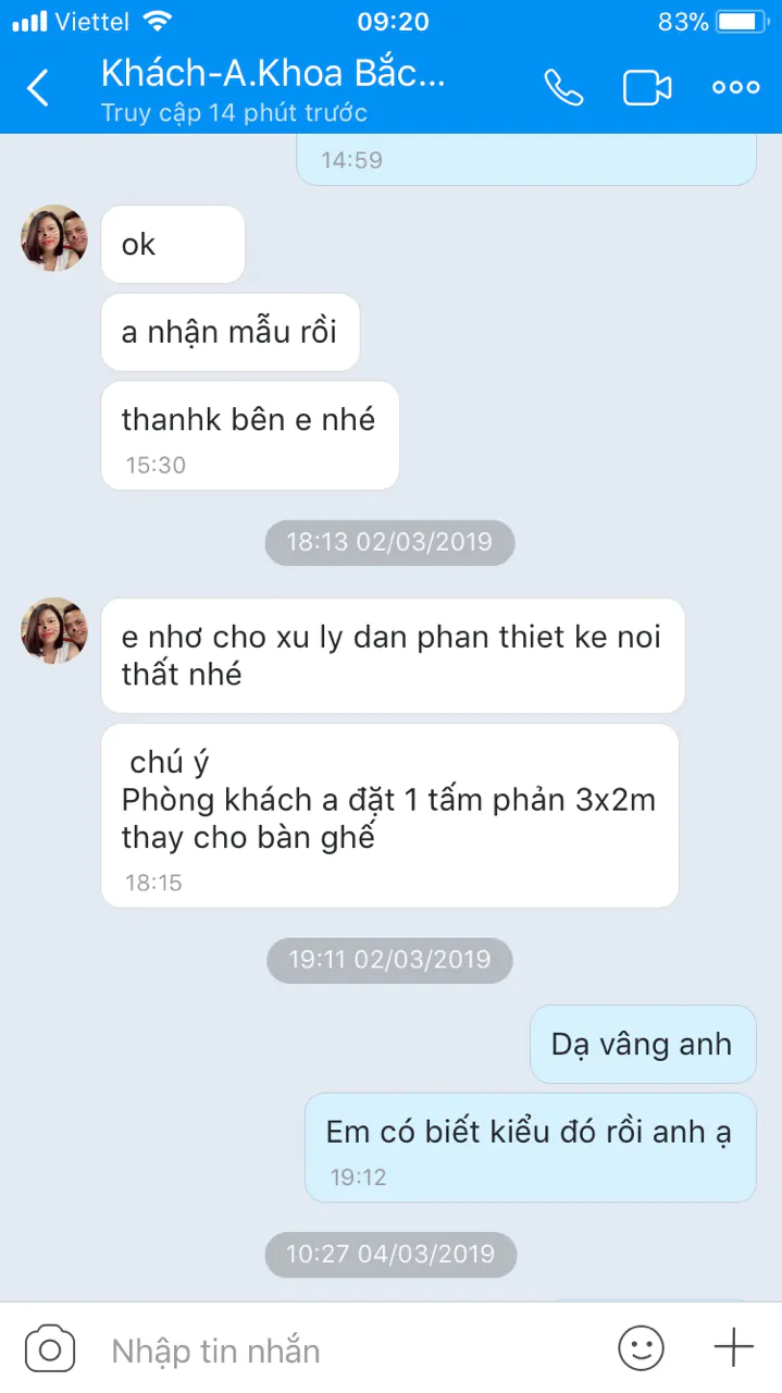 Trao đổi phương án kiến trúc