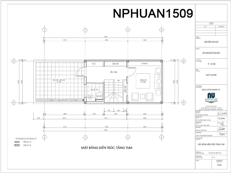 Chi phí xây nhà 5 tầng 50m2