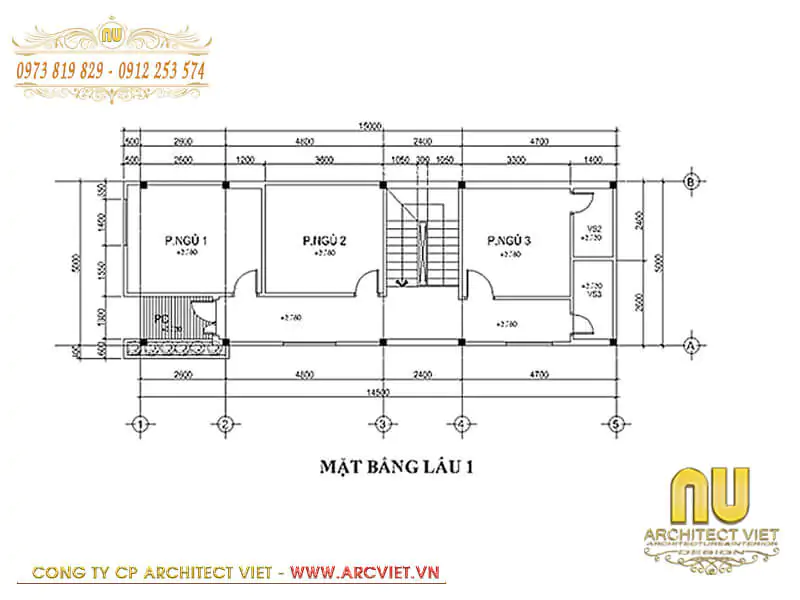 nhà 2 tầng mái thái giá rẻ