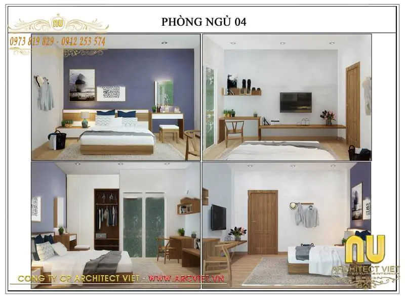 Phòng ngủ 4 mang phong cách riêng