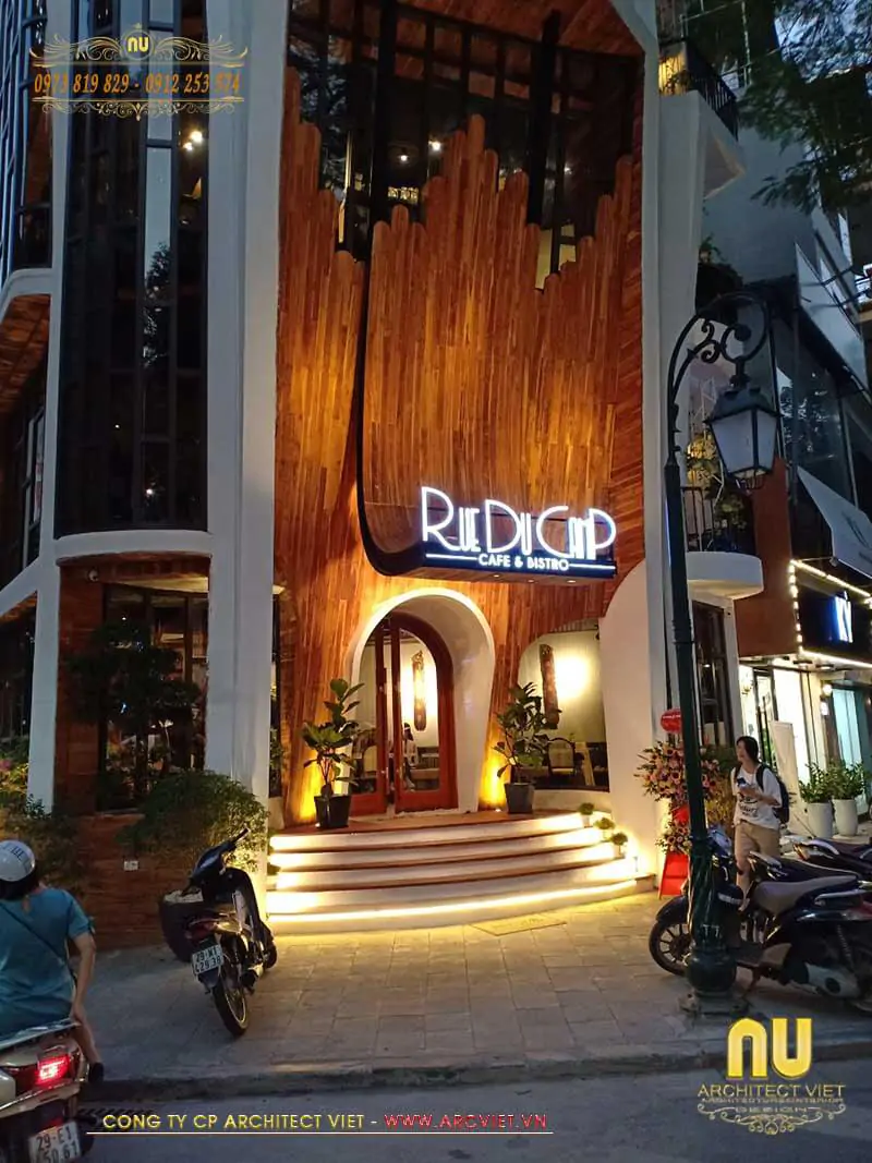 thiết kế quán cafe