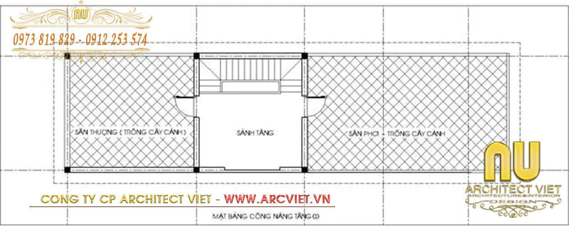 mẫu nhà 2 tầng 6x14m đẹp