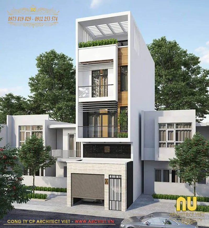 nhà lệch tầng 5x15