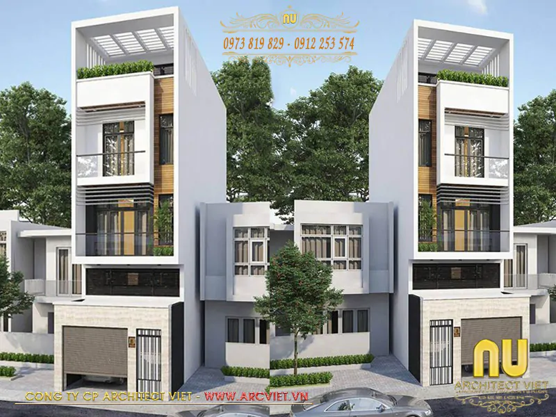 nhà lệch tầng 5x15