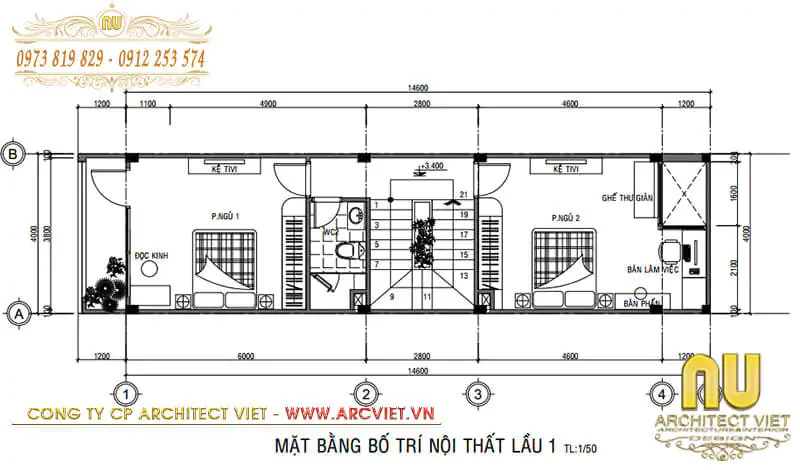 nhà ống 3 tầng mái ngói