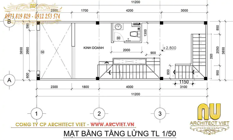 phối cảnh nhà phố 3 tầng