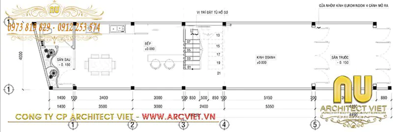 thiết kế nhà 30m2 4 tầng