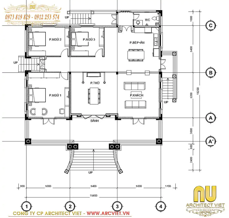 bản vẽ mặt bằng công năng