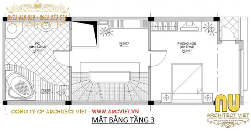 mẫu mặt tiền nhà ống không ban công