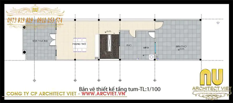 mẫu nhà ống 2 tầng đẹp năm 2019