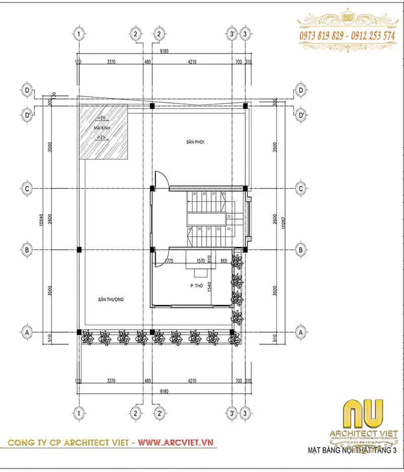 Bản vẽ thiết kế mặt bằng