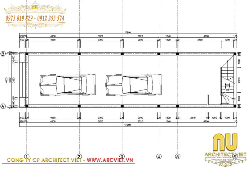 nhà ống 5x18