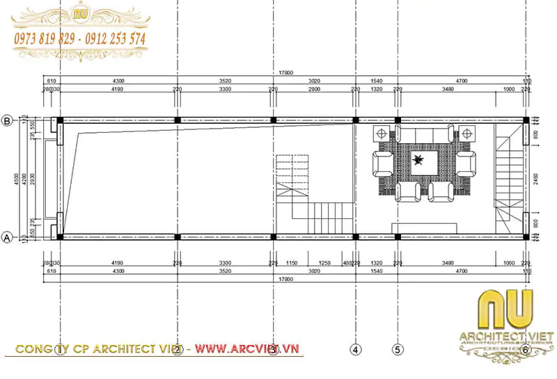 nhà ống 5x18