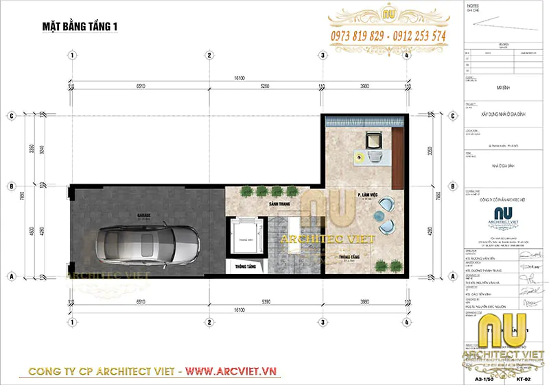 nhà phố 4 tầng 4,5x16m