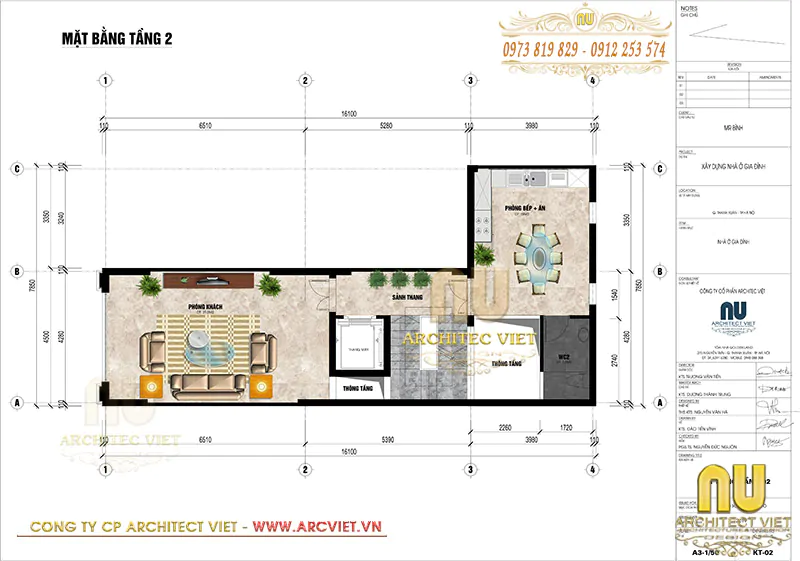 nhà phố 4 tầng 4,5x16m