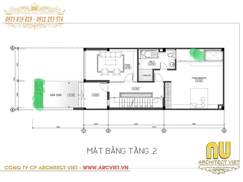 thiết kế nhà 6x20