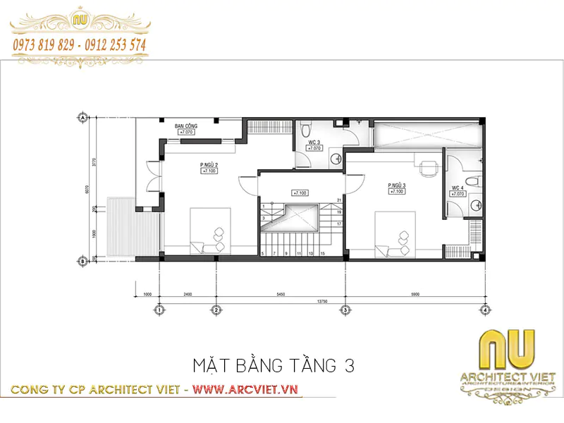 thiết kế nhà 6x20