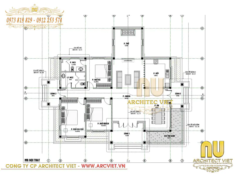 Bố trí công năng khoa học hợp lý