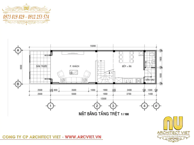 thiết kế nhà phong cách hiện đại