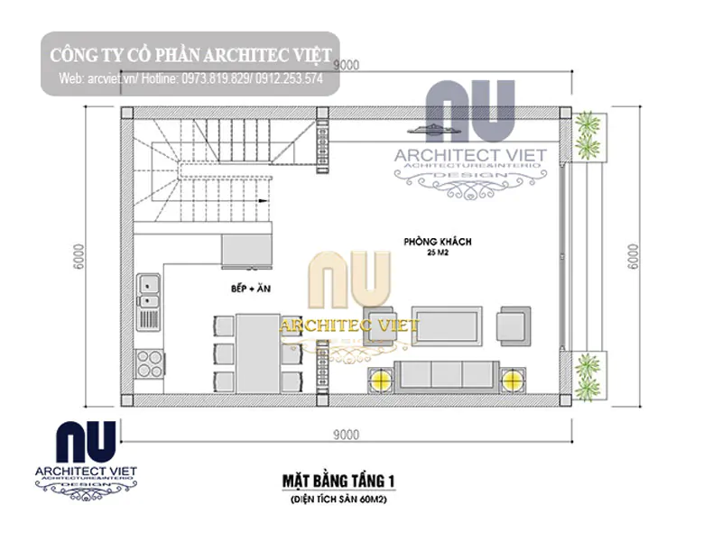 xây nhà ống 500 triệu