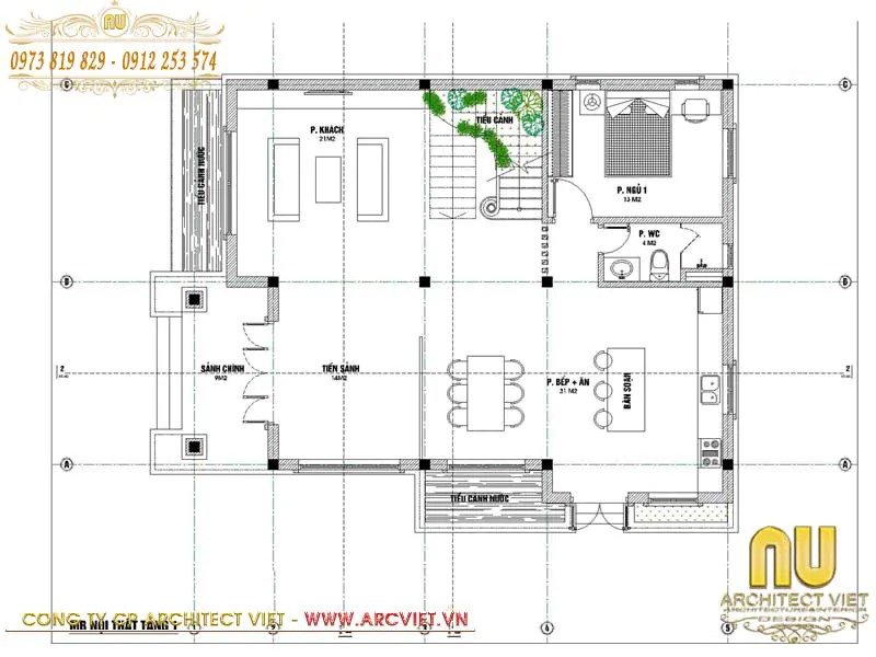 mẫu nhà 2 tầng đơn giản hiện đại