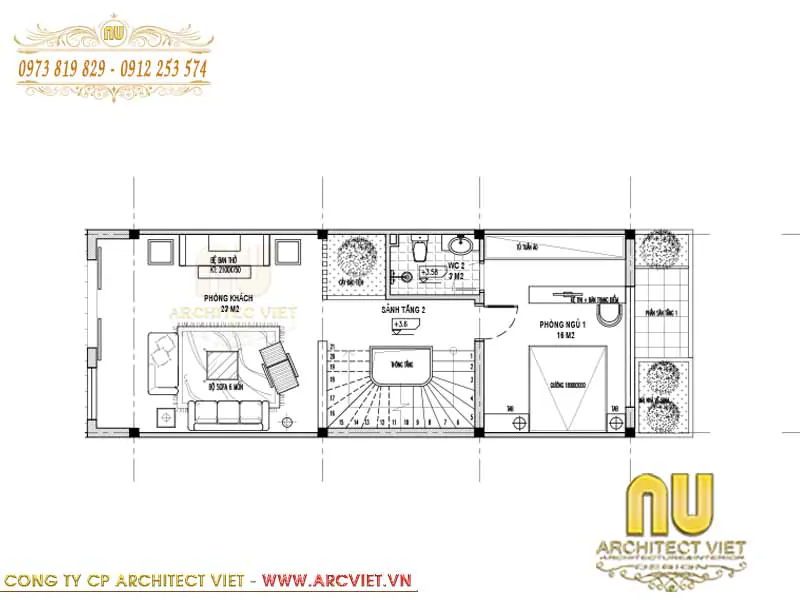 nhà phố 4 tầng 80m2