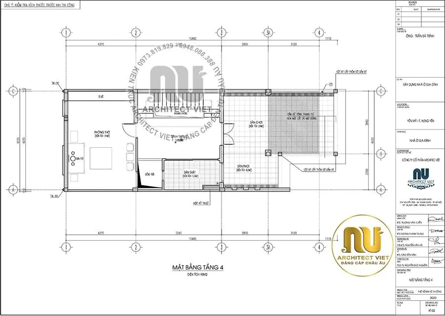 thiết kế nhà ngang 6m dài 25m