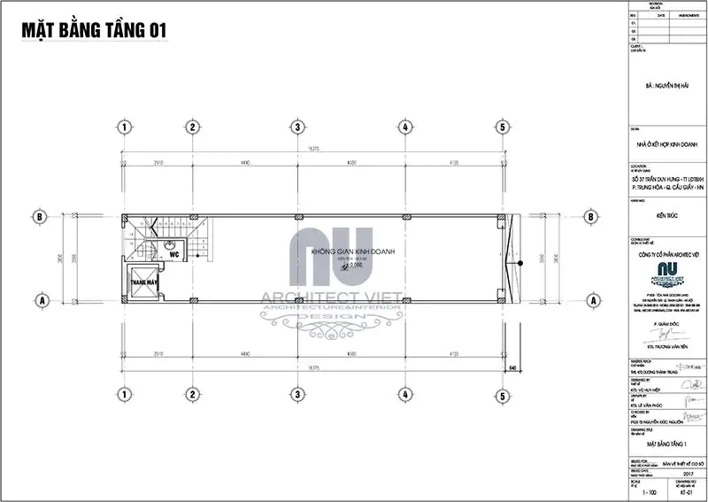 Nhà cho thuê kinh doanh mặt tiền 3m9