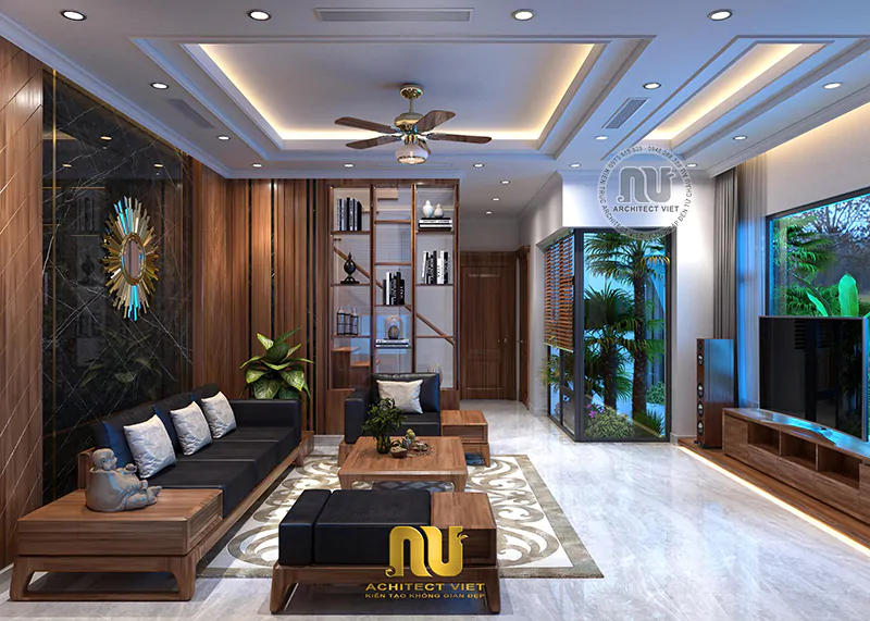 Nội thất biệt thự hiện đại 82m2