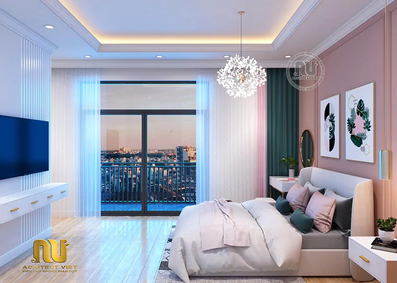 Nội thất biệt thự hiện đại 82m2