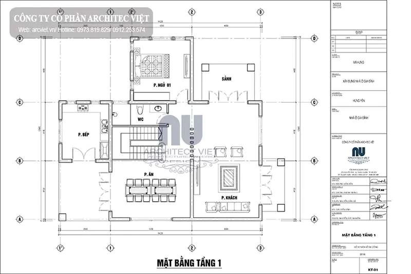 Biệt thự nhà vườn mái thái 3 tầng