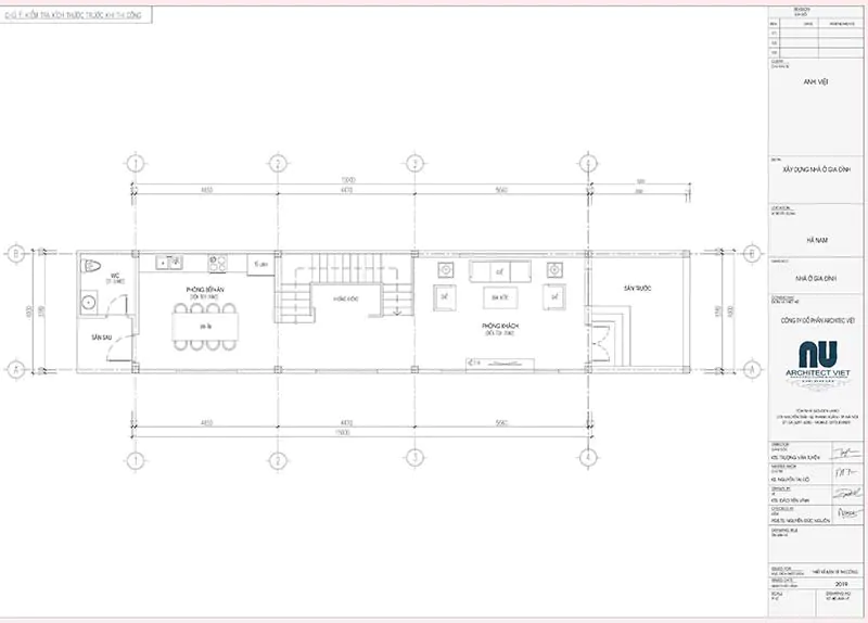 nhà ống 3 tầng 4x15m