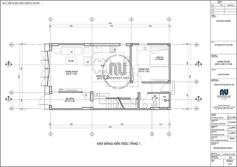 Nhà 3 tầng rộng 6m dài 12m