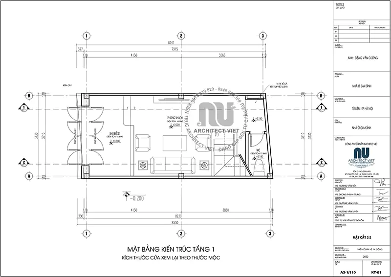 Không gian nội thất trong mẫu nhà phố 5 tầng 