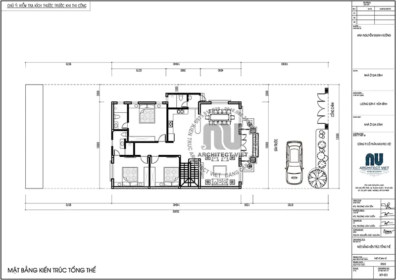 Nhà Thờ 3 Gian Kết Hợp Nhà Ở