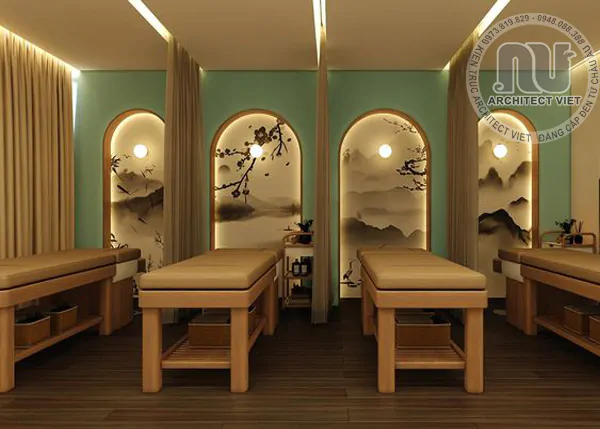 spa mini thiết kế spa nhỏ xinh