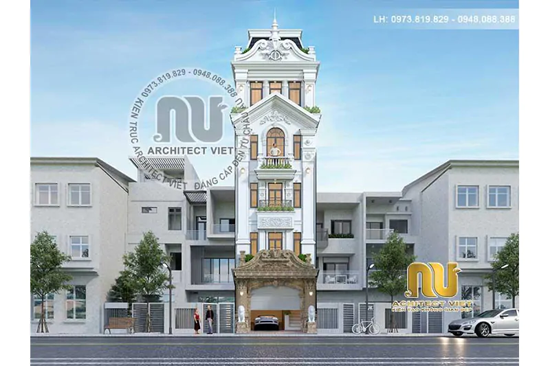 Mẫu nhà ngang 6m dài 15m