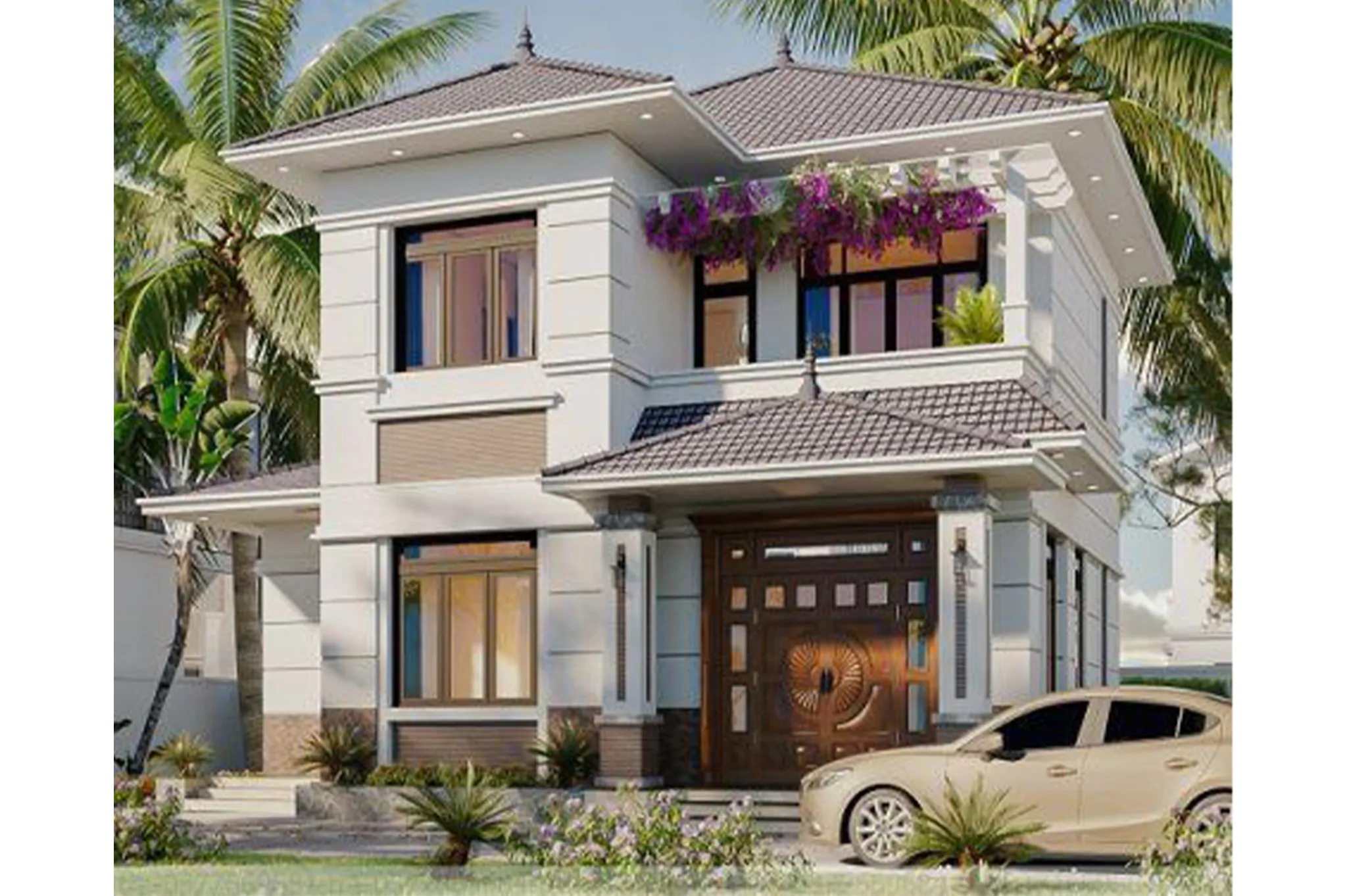 Mẫu nhà 120m2 hiện đại